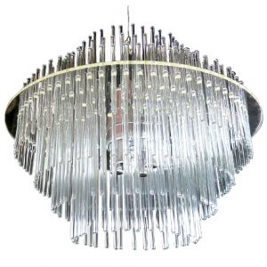 Luscious Life decor fashion blog - Lucite and glass rod chandelier.jpg